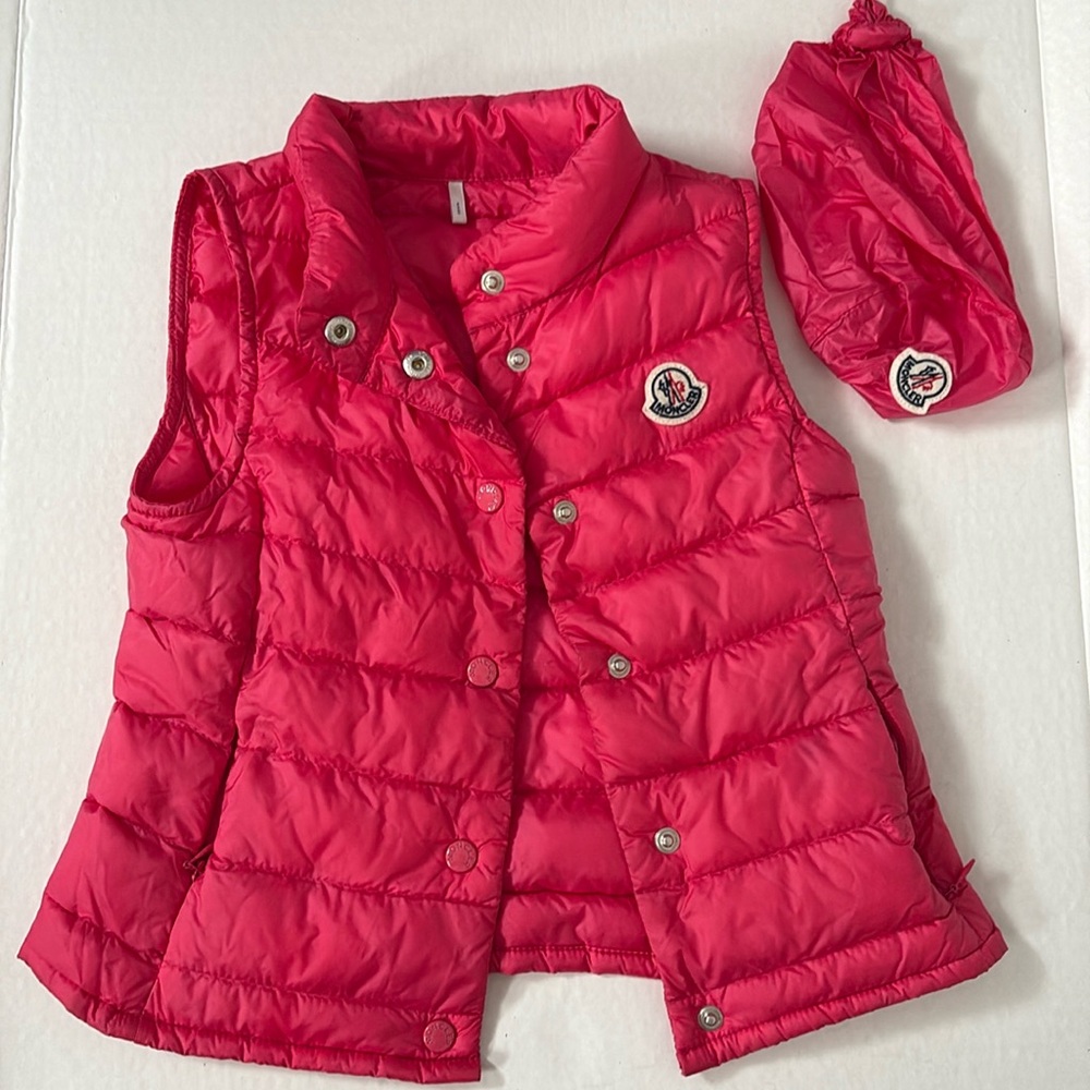 Moncler size 4 down puffer vest